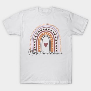 Nurse Practitioner Rainbow - Funny Trending Baby, Pediatric, Peds ,Nursing Graduation Gift T-Shirt